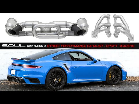 Soul Performance Porsche 992 Carrera / Turbo Sport Headers