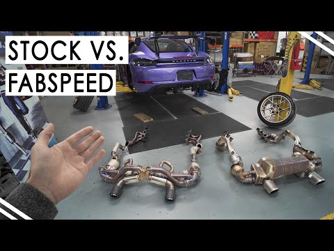 Fabspeed Porsche 718 GT4 RS RENNKRAFT Long Tube Header System (2022+)