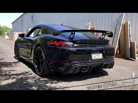 Soul Performance Porsche 718 GT4 / Spyder / GTS 4.0L Competition Over Axle Pipes