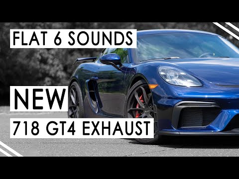 Fabspeed Porsche 718 GT4 / GTS / Spyder Deluxe Exhaust Tips (2020+)