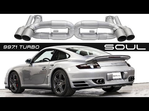 Soul Performance Porsche 997.1 Turbo Competition X-Pipe Exhaust System