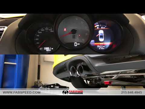 Fabspeed Porsche 981 Boxster/Cayman Long Tube Race Headers