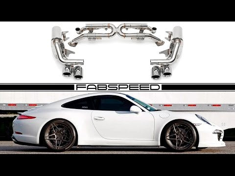 Fabspeed Porsche 991 Carrera Valved Exhaust System