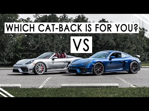Fabspeed Porsche 718 GT4 / GTS / Spyder Lightweight Competition Exhaust System (2020+)