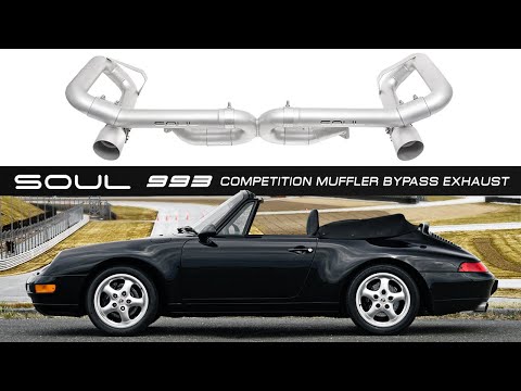 Soul Performance Porsche 993 Carrera Competition Muffler Bypass Exhaust