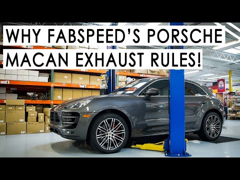 Fabspeed Porsche Macan 2.0L Rear Slip-on Sport Exhaust (2018-2022+)