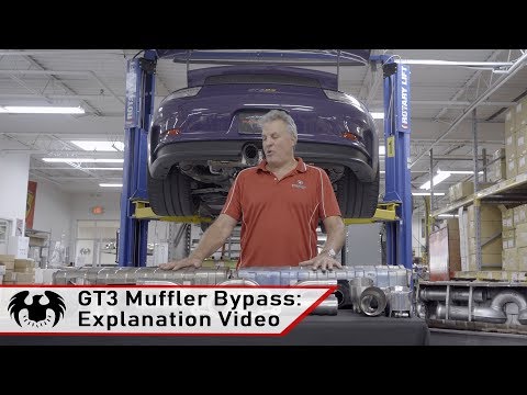 Fabspeed Porsche 997 GT3 / GT3 RS Center Muffler Bypass Pipe