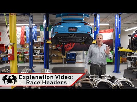 Fabspeed Porsche 991.2 GT3 / GT3 RS Long Tube Competition Race Header System (2017+)