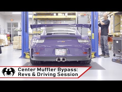 Fabspeed Porsche 991 GT3 / GT3 RS Center Muffler Bypass Pipe (2014-2016)
