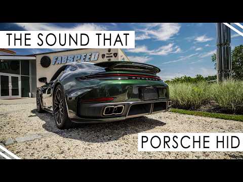 Fabspeed Porsche 992.2 Turbo S Valved Side Muffler Bypasses