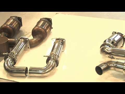 Fabspeed Porsche 997 GT2 Supersport 70mm X- Pipe Exhaust System (2008-2009)