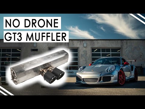 Fabspeed Porsche GT3 / GT3 RS Titanium Rennsport Muffler (2006-2019)