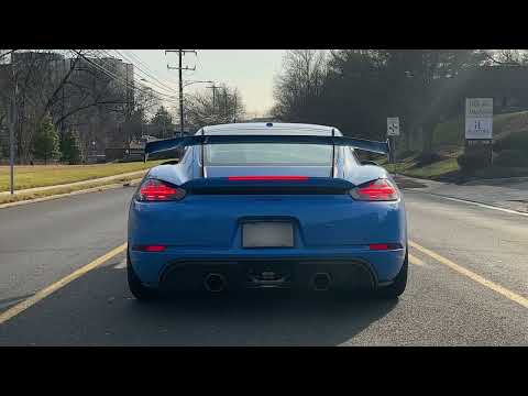 Soul Performance Porsche 718 GT4 RS / Spyder RS Competition Over Axle Pipes