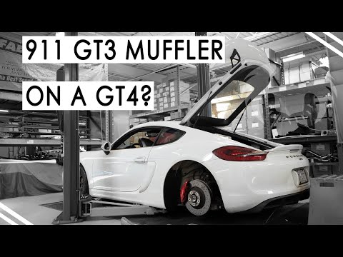 Fabspeed Porsche 981 Cayman GT4 / Spyder Valved GT3 Muffler Conversion Kit