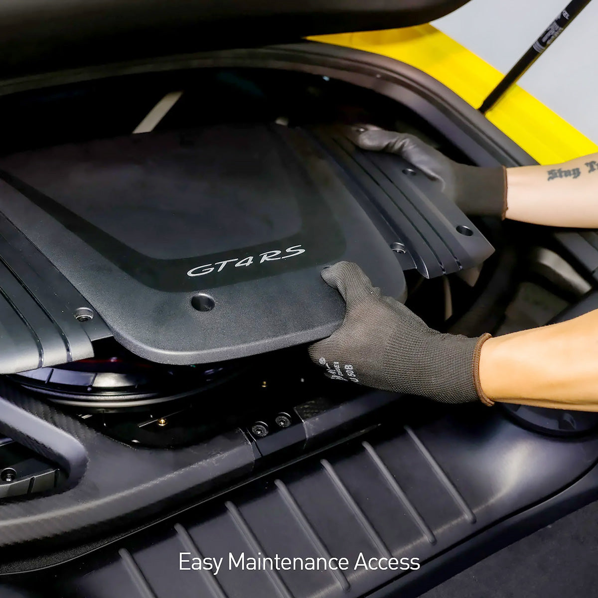 SilverRocket Dry Carbon Fiber Roll Bar for Porsche Cayman 718 & 981 | FIA Certified
