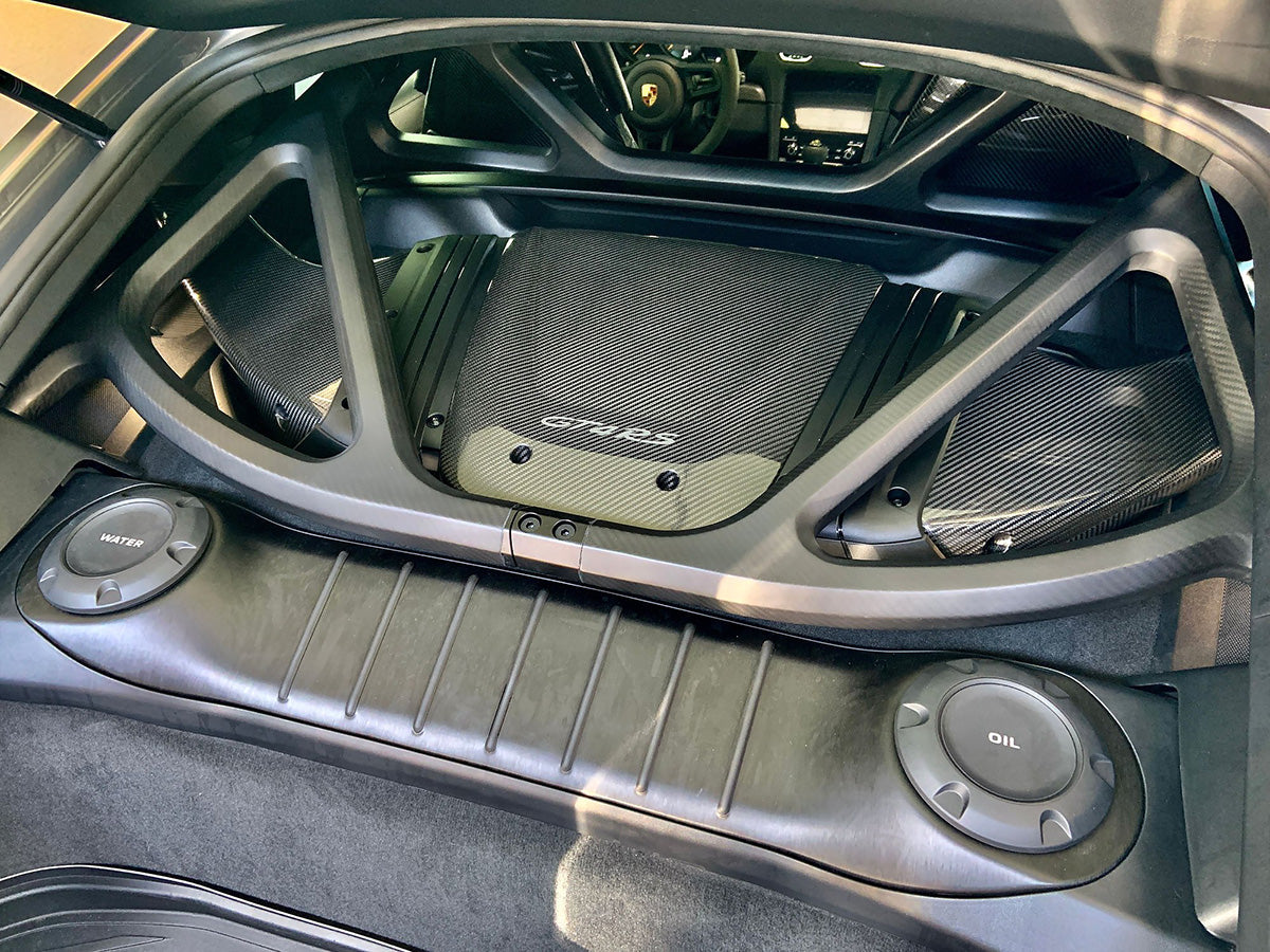 SilverRocket Dry Carbon Fiber Roll Bar for Porsche Cayman 718 & 981 | FIA Certified