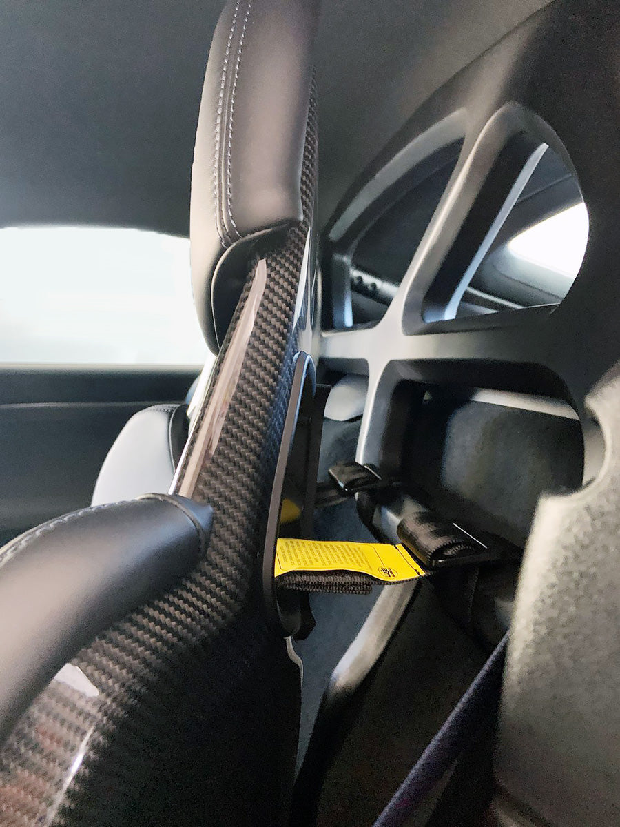 SilverRocket Dry Carbon Fiber Roll Bar for Porsche Cayman 718 & 981 | FIA Certified