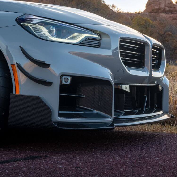 CarBahn BMW G87 M2 Carbon Fiber Front Splitter