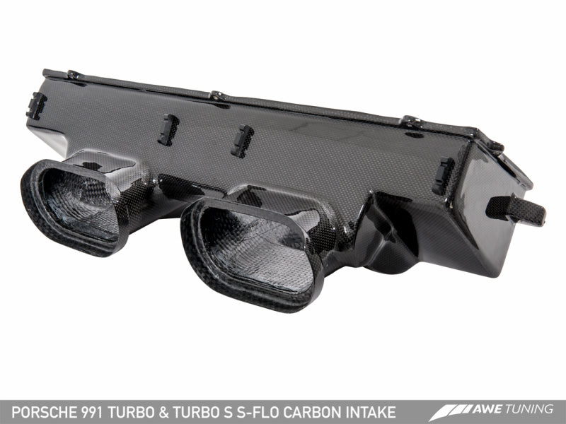 AWE Tuning Porsche 991 (991.2) Turbo and Turbo S S-FLO Carbon Intake 2660-13040