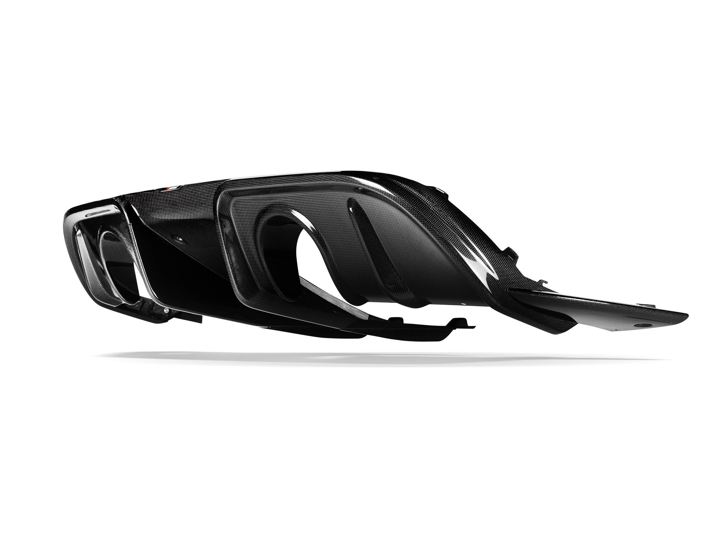 Akrapovic 2022+ Porsche 718 Cayman GT4 RS Rear Carbon Fiber Diffuser - Matte DI-PO/CA/10/M