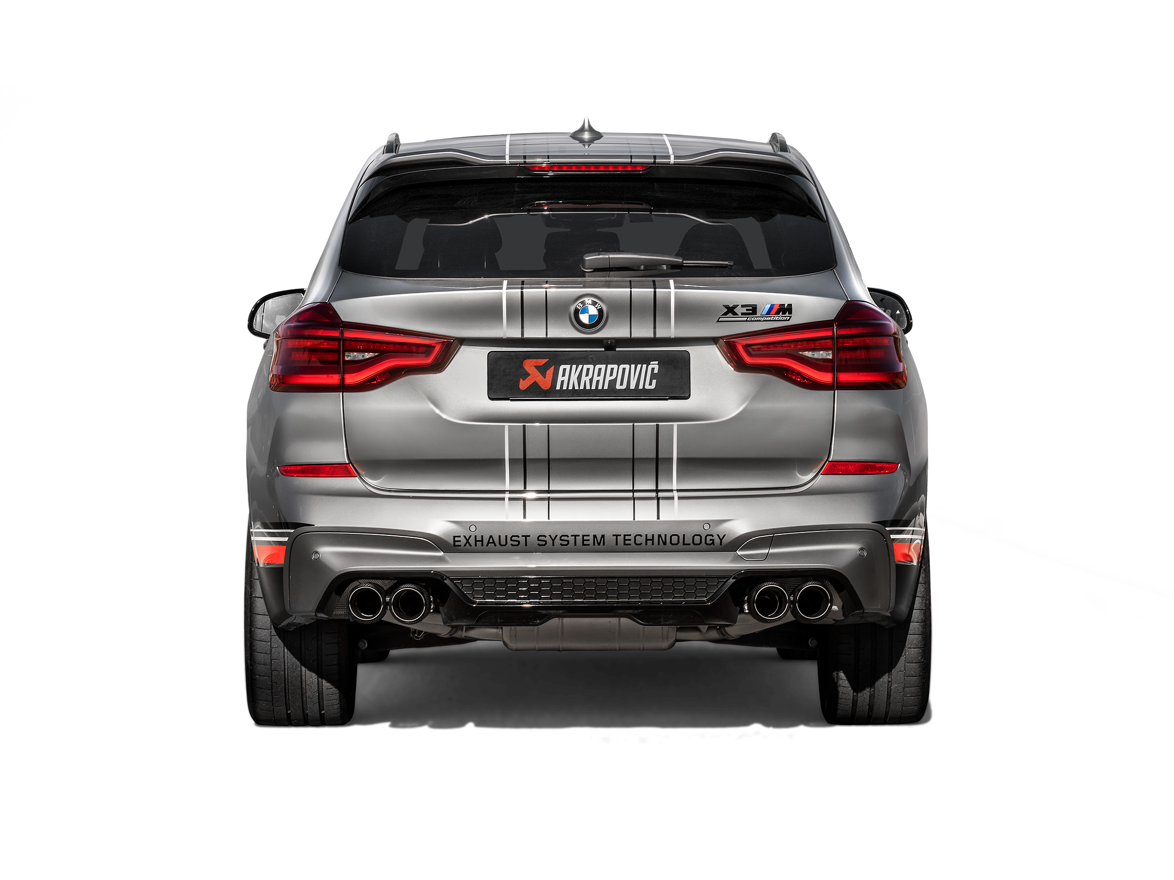 Akrapovic 19-20 BMW X3 M (F97) Slip-On Line (Titanium) w/Carbon Tips
