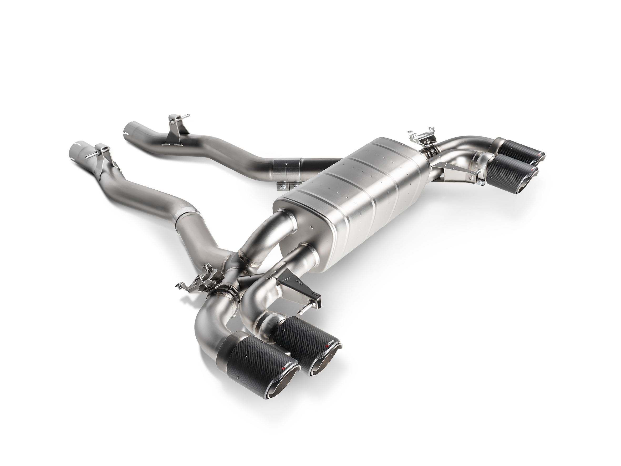 Akrapovic 2018 BMW M5 (F90) Slip-On Line (Titanium) (Req. Tips)