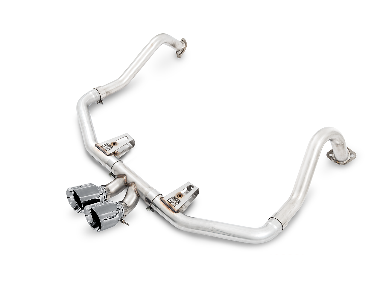 AWE Tuning Porsche 718 Boxster / Cayman Touring Edition Exhaust - Chrome Silver Tips 3015-32080