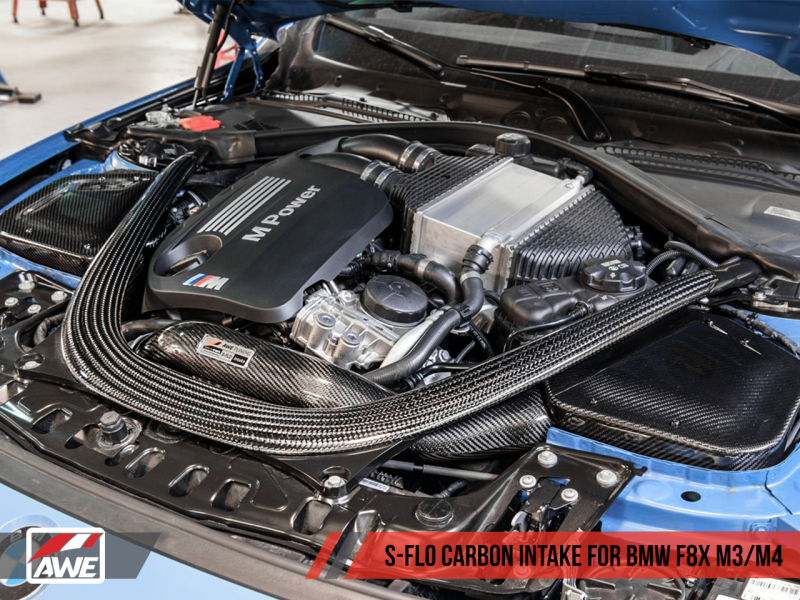 AWE Tuning BMW F8x M3/M4 S-FLO Carbon Intake 2660-13038
