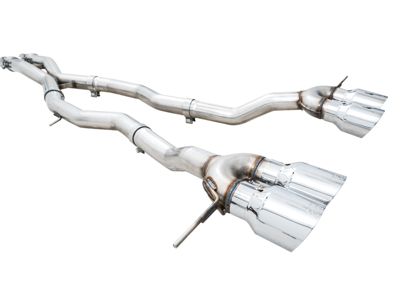 AWE Track Edition Catback Exhaust for BMW G8X M3/M4 - Chrome Silver Tips 3020-43482