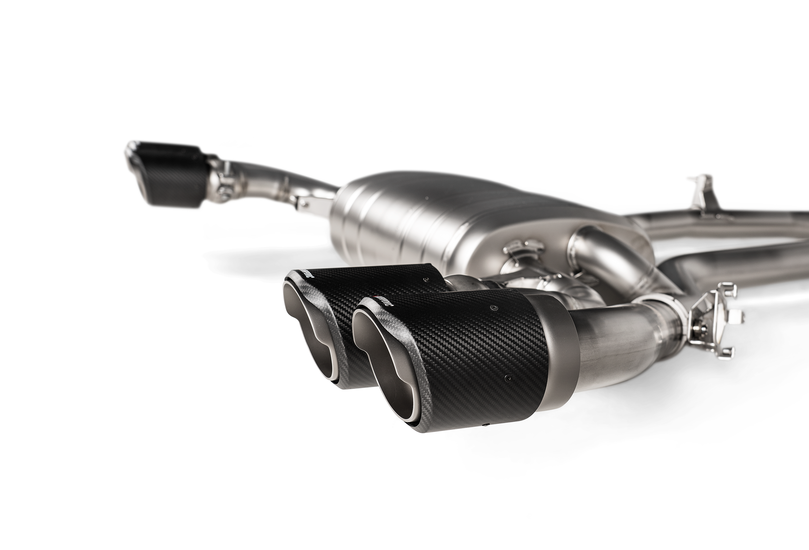 Akrapovic 19-20 BMW X3 M (F97) Slip-On Line (Titanium) w/Carbon Tips