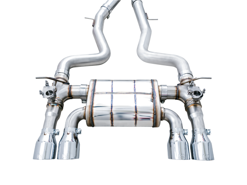 AWE Tuning BMW F8X M3/M4 SwitchPath Catback Exhaust - Chrome Silver Tips 3025-42070