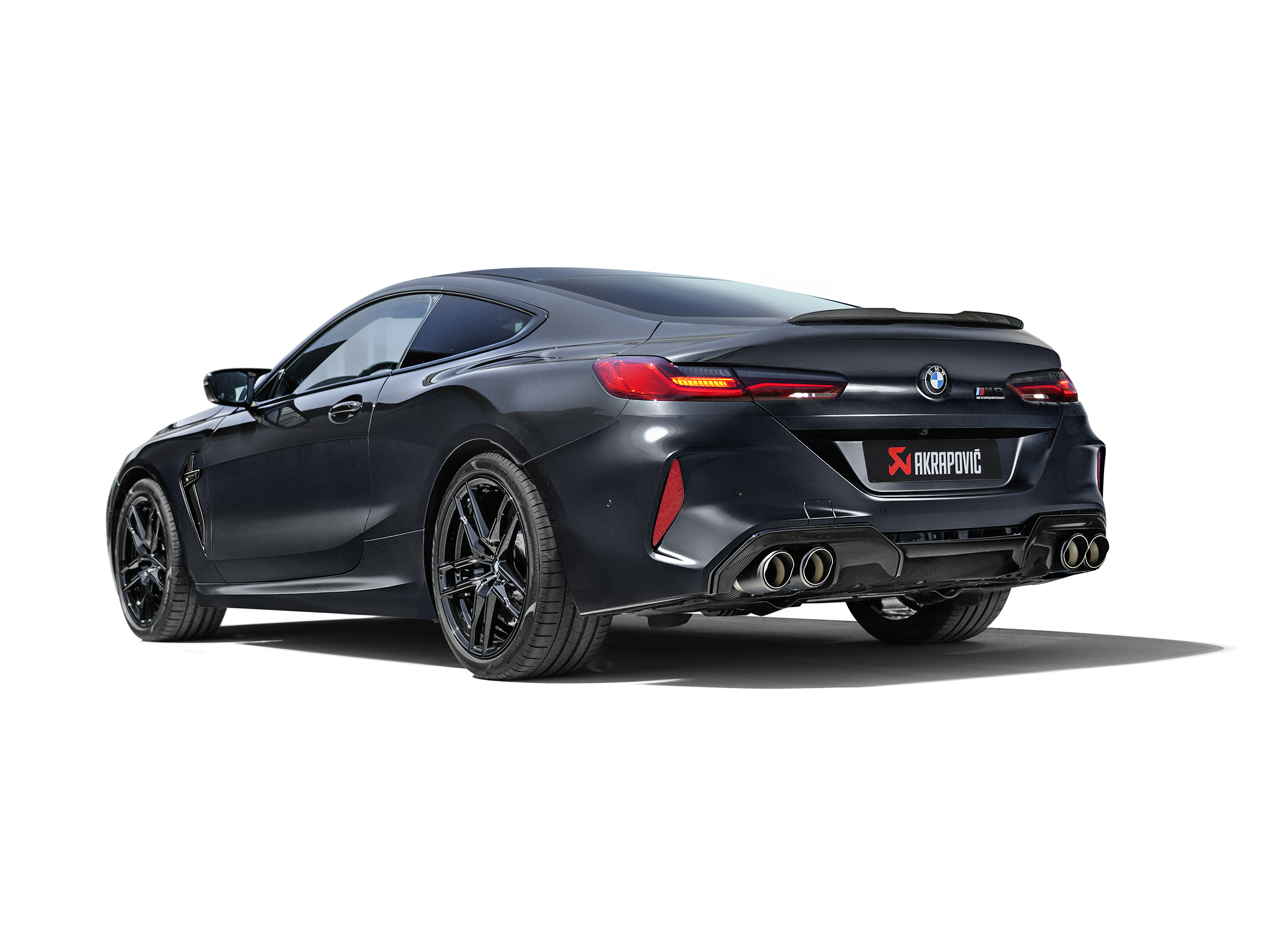 Akrapovic 2020 BMW M8/M8 Competition (F91/F92) w/OPF/GPF Slip-On Line (Titanium) w/Carbon Tips