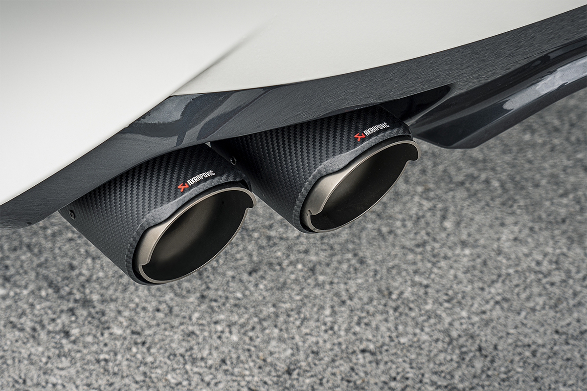 Akrapovic 2019 BMW Z4 M40i (G29) Slip-On Line (Titanium) w/Carbon Fiber Tips