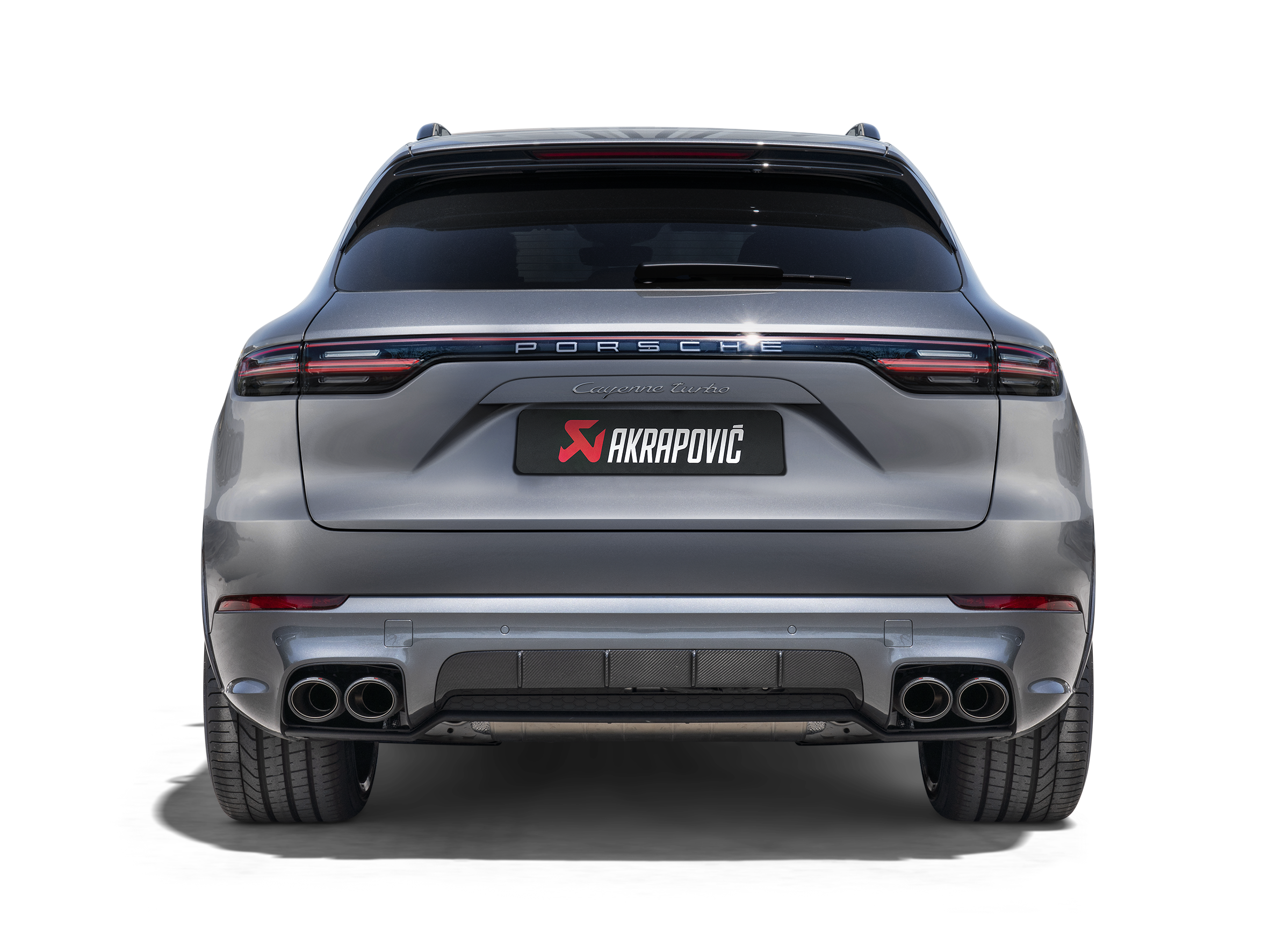 Akrapovic 2019+ Porsche Cayenne Turbo/Coupe V8 (536) Evolution Line Cat Back (Titanium - Tips Req)
