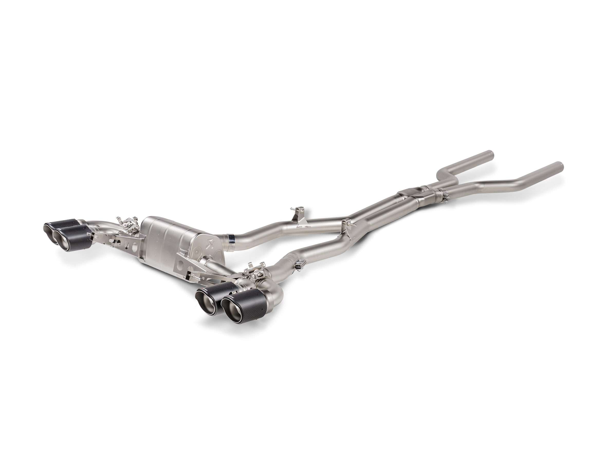 Akrapovic 2021 BMW M8/M8 Competition (F93) Evolution Line Cat Back (Titanium) w/Carbon Tips