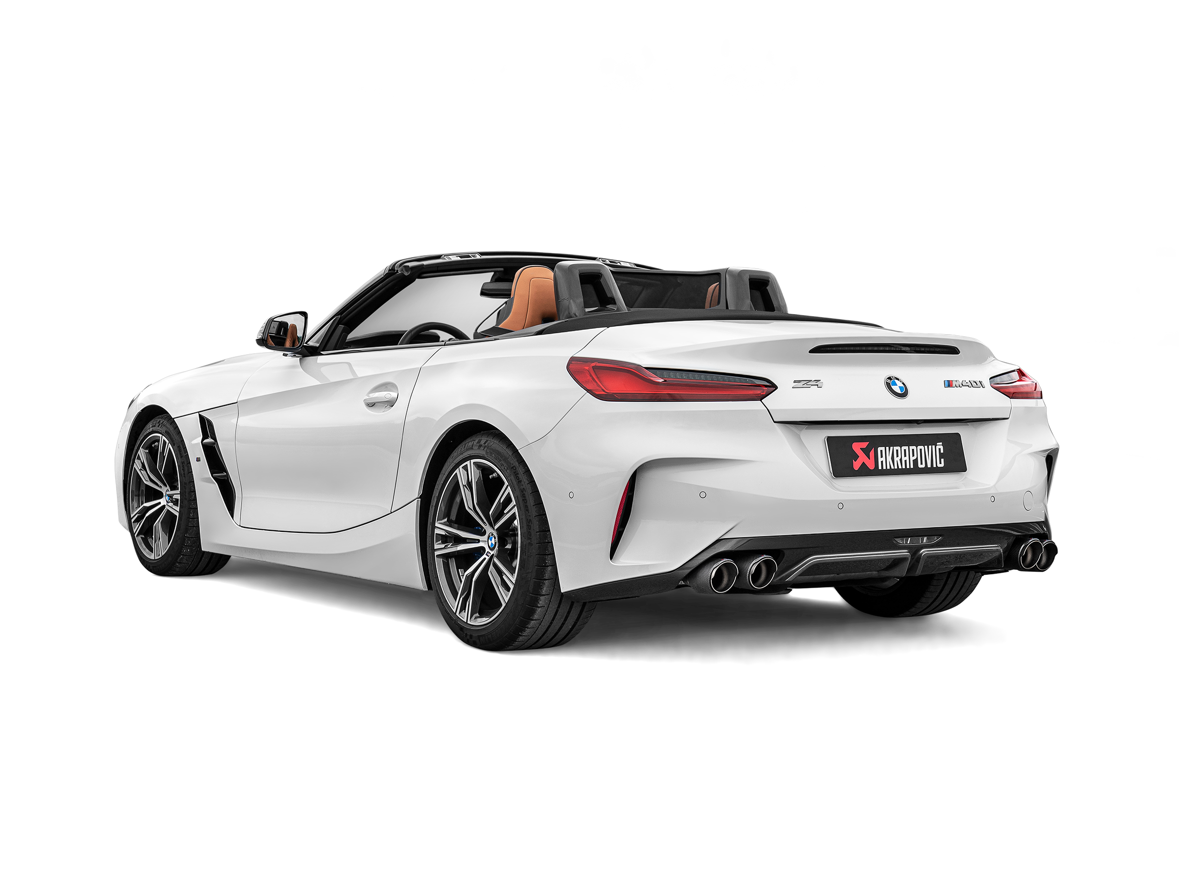 Akrapovic 2019 BMW Z4 M40i (G29) Slip-On Line (Titanium) w/Carbon Fiber Tips