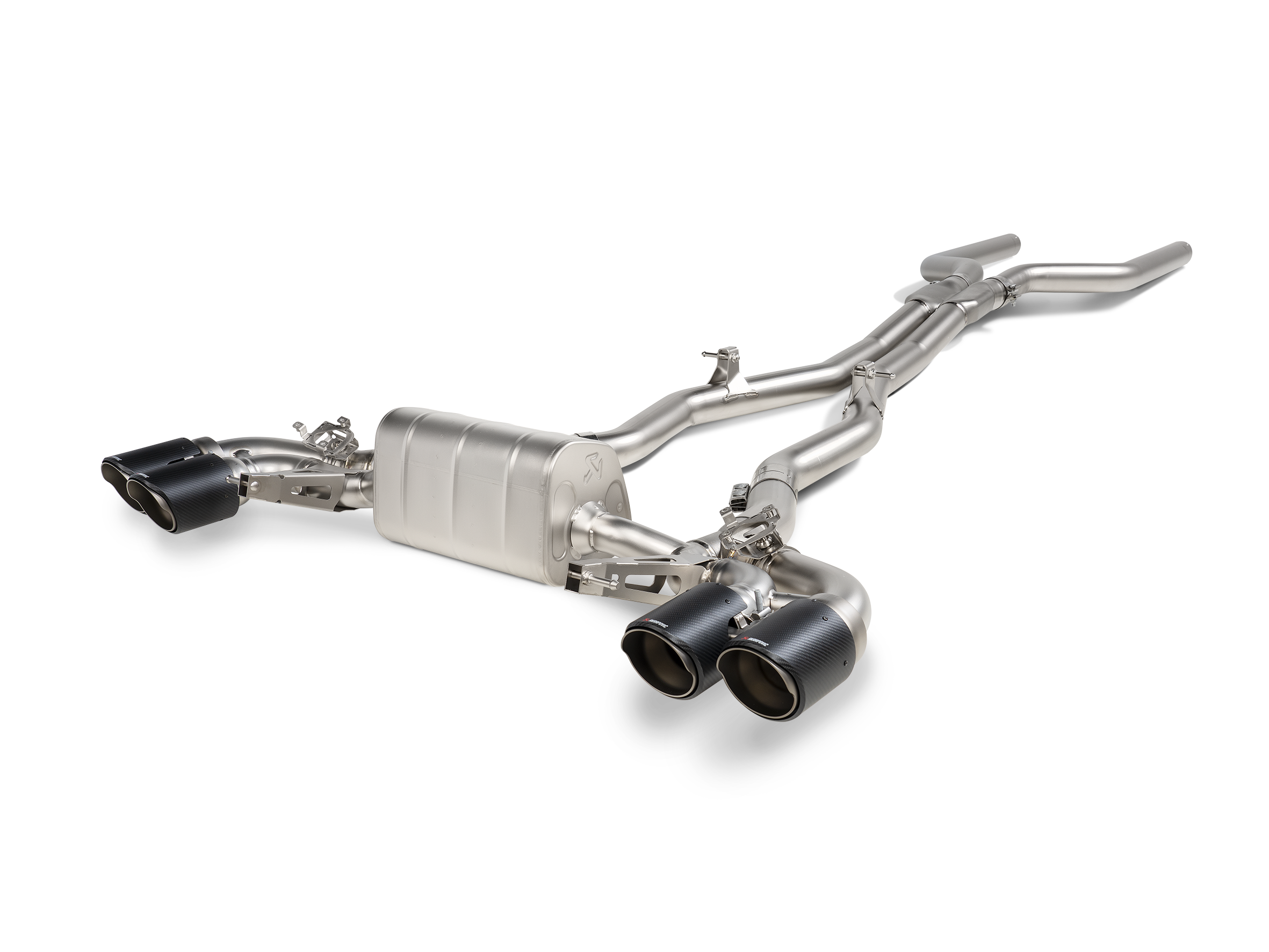 Akrapovic 2021 BMW M8/M8 Competition (F91/F92) Evolution Line Cat Back (Titanium) w/Carbon Tips