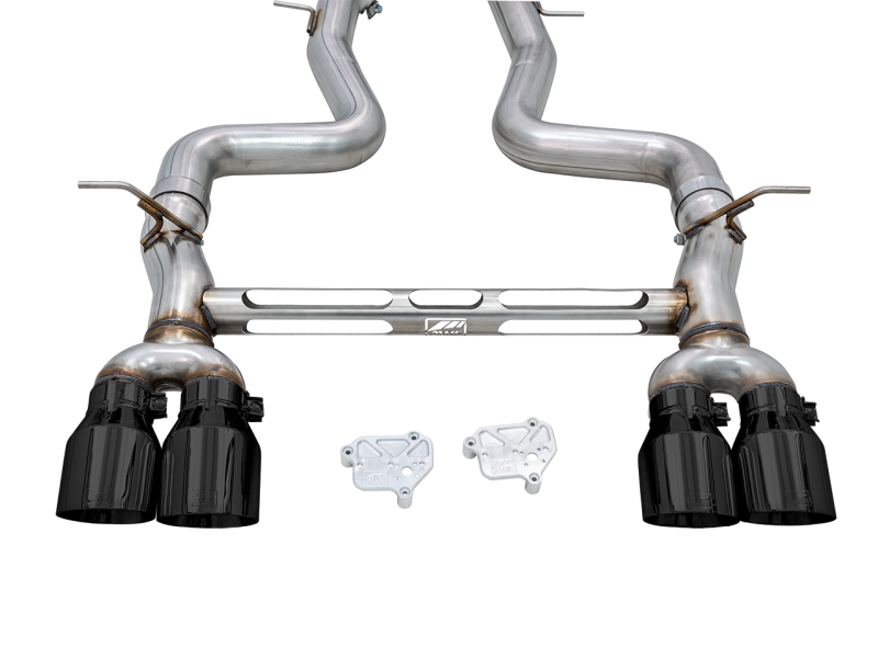 AWE Tuning BMW F8X M3/M4 Track Edition Catback Exhaust - Diamond Black Tips 3020-43087