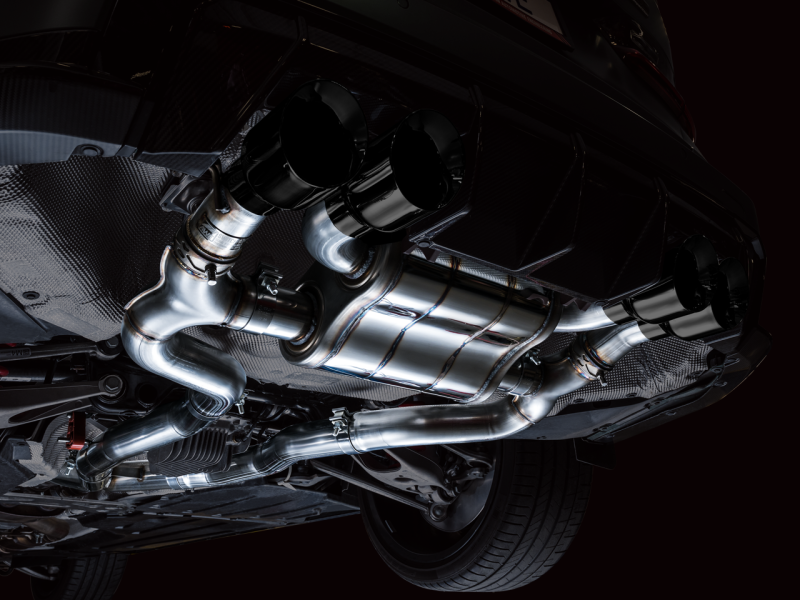 AWE SwitchPath Catback Exhaust for BMW G8X M3/M4 - Diamond Black Tips 3025-42480