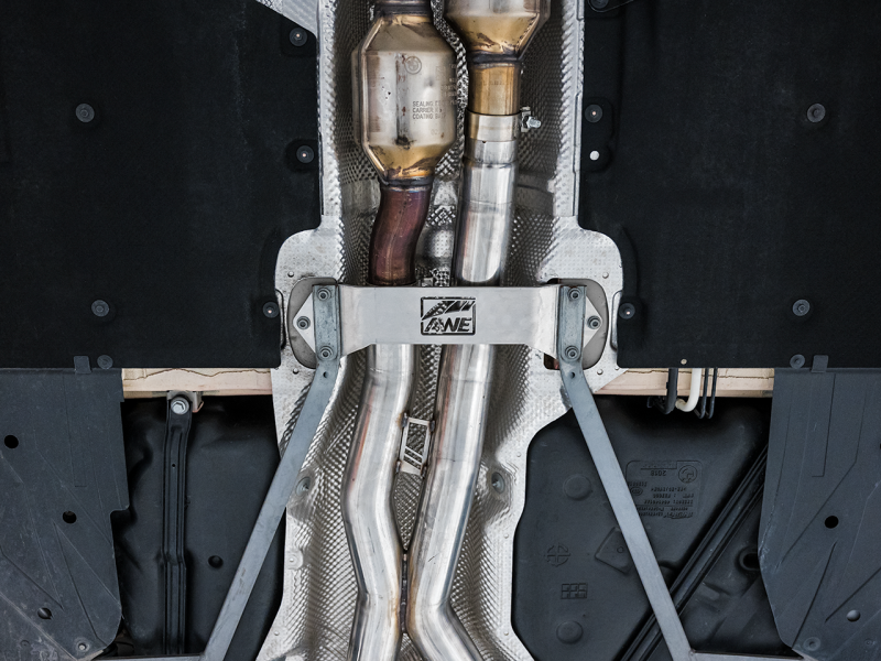 AWE Tuning BMW F8X M3/M4 SwitchPath Catback Exhaust - Diamond Black Tips 3025-43074