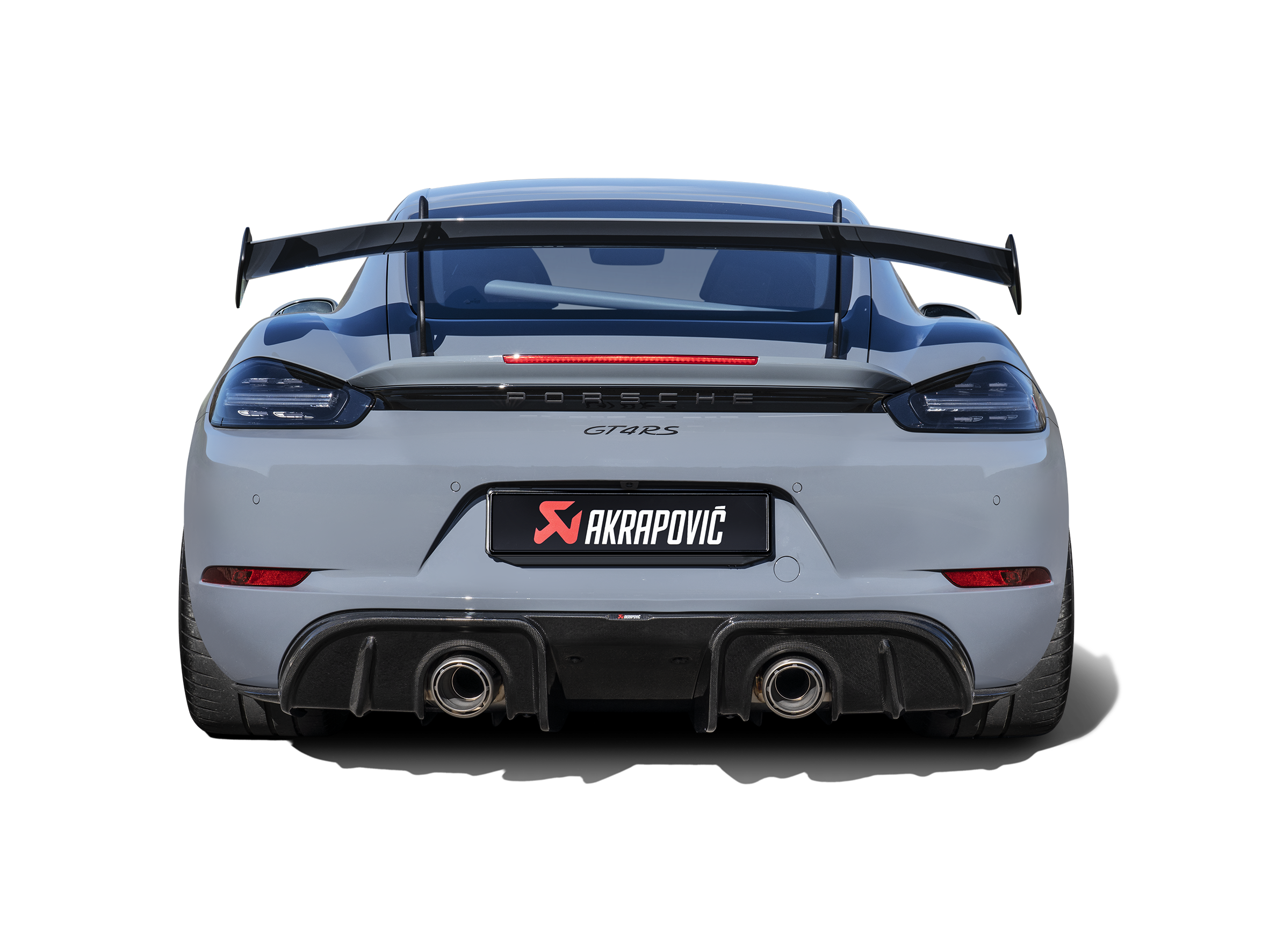 Akrapovic 2022+ Porsche 718 Cayman GT4 RS Rear Carbon Fiber Diffuser - Matte DI-PO/CA/10/M