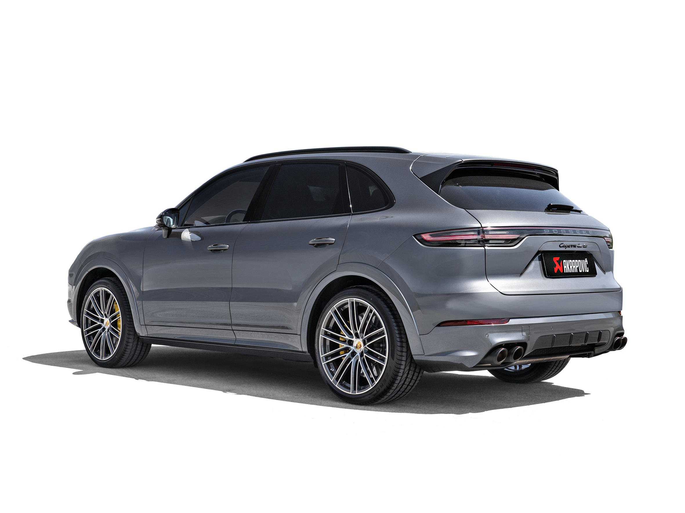 Akrapovic 2019+ Porsche Cayenne Turbo/Coupe V8 (536) Evolution Line Cat Back (Titanium - Tips Req)