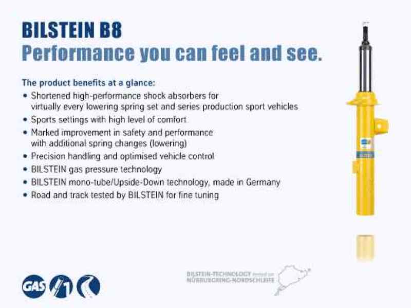 Bilstein B8 2009 Porsche 911 Targa 4 Front Right Suspension Strut Assembly 35-135920
