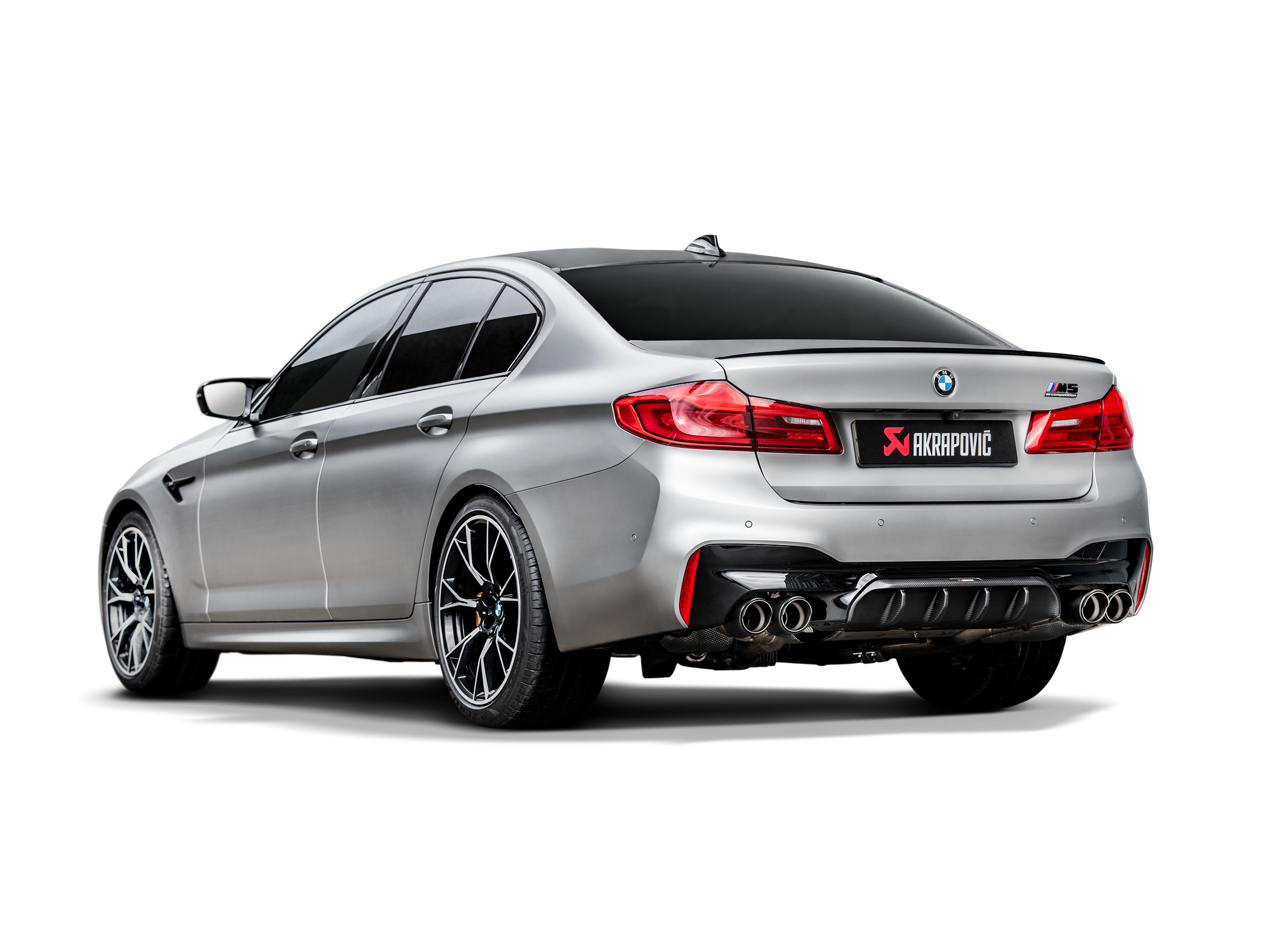 Akrapovic 2018 BMW M5 (F90) Slip-On Line (Titanium) (Req. Tips)