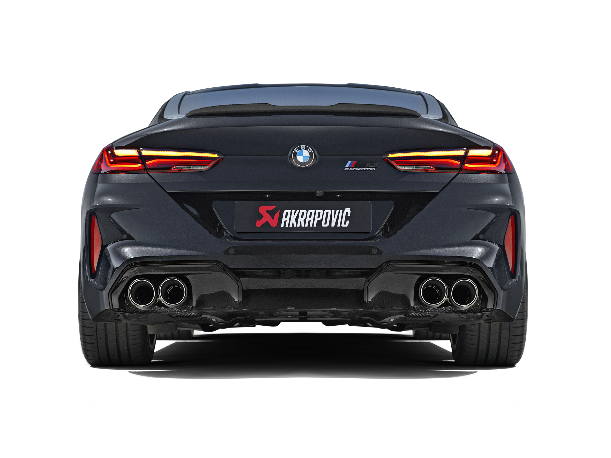 Akrapovic 2020 BMW M8/M8 Competition (F91/F92) w/OPF/GPF Slip-On Line (Titanium) w/Carbon Tips