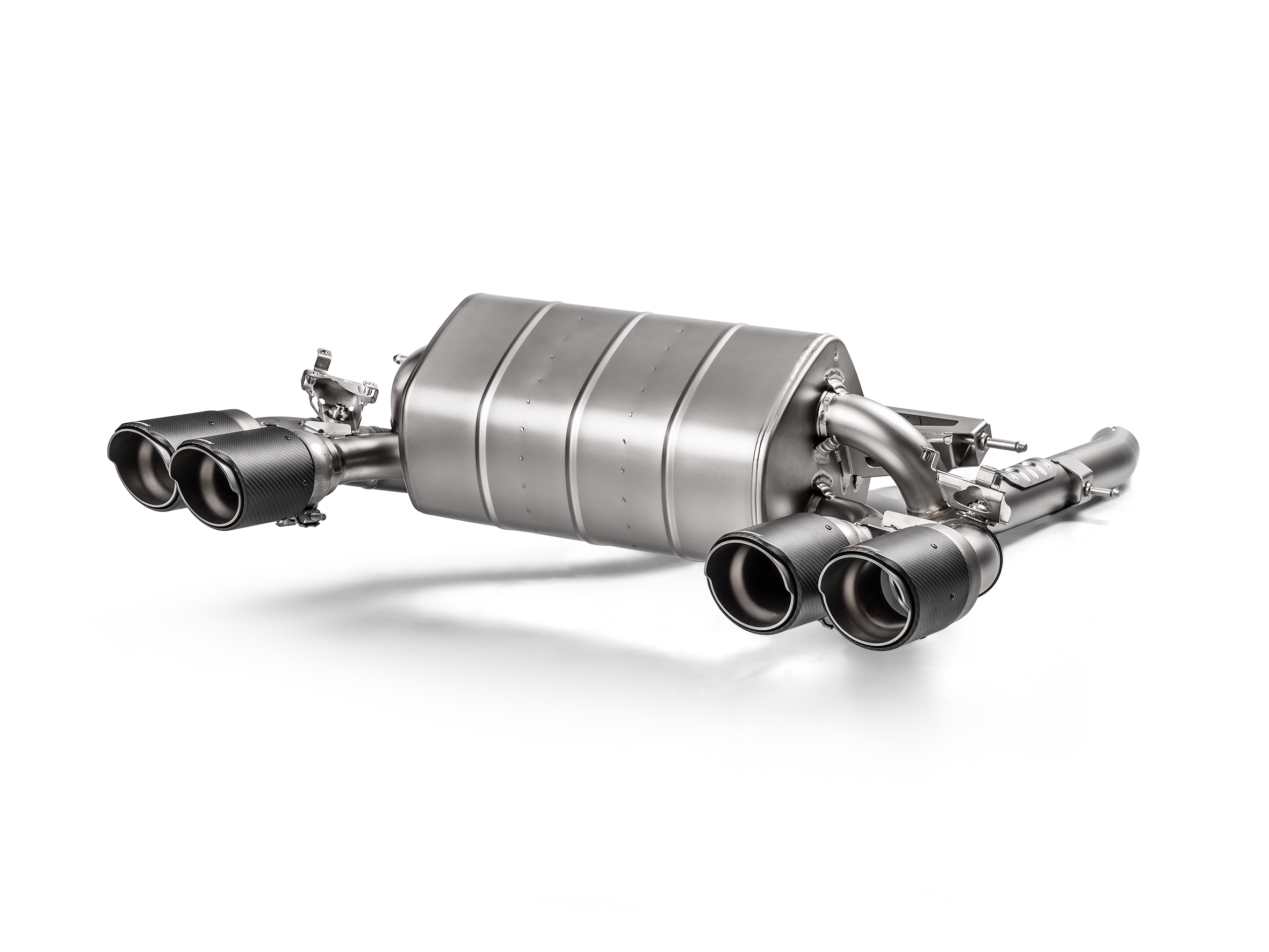 Akrapovic 2018+ BMW M2 Competition/M2 CS (F87N) Slip-On Line (Titanium) w/Carbon Fiber Tips
