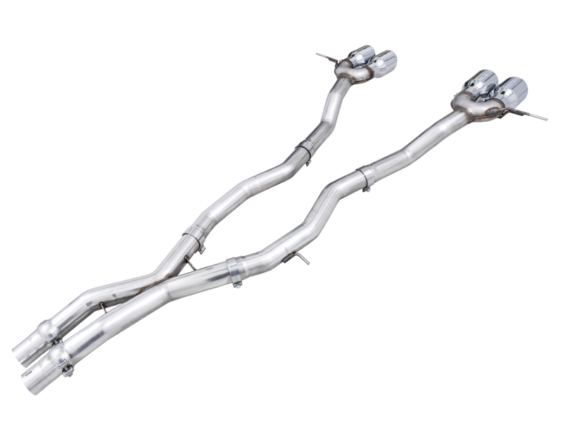 AWE Track Edition Catback Exhaust for BMW G8X M3/M4 - Chrome Silver Tips 3020-43482