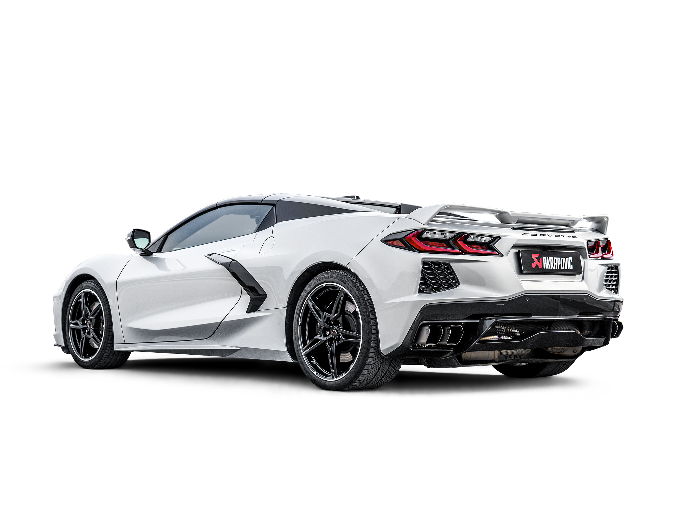 Akrapovic 2020+ Chevrolet Corvette C8 Slip-On Line (Titanium)
