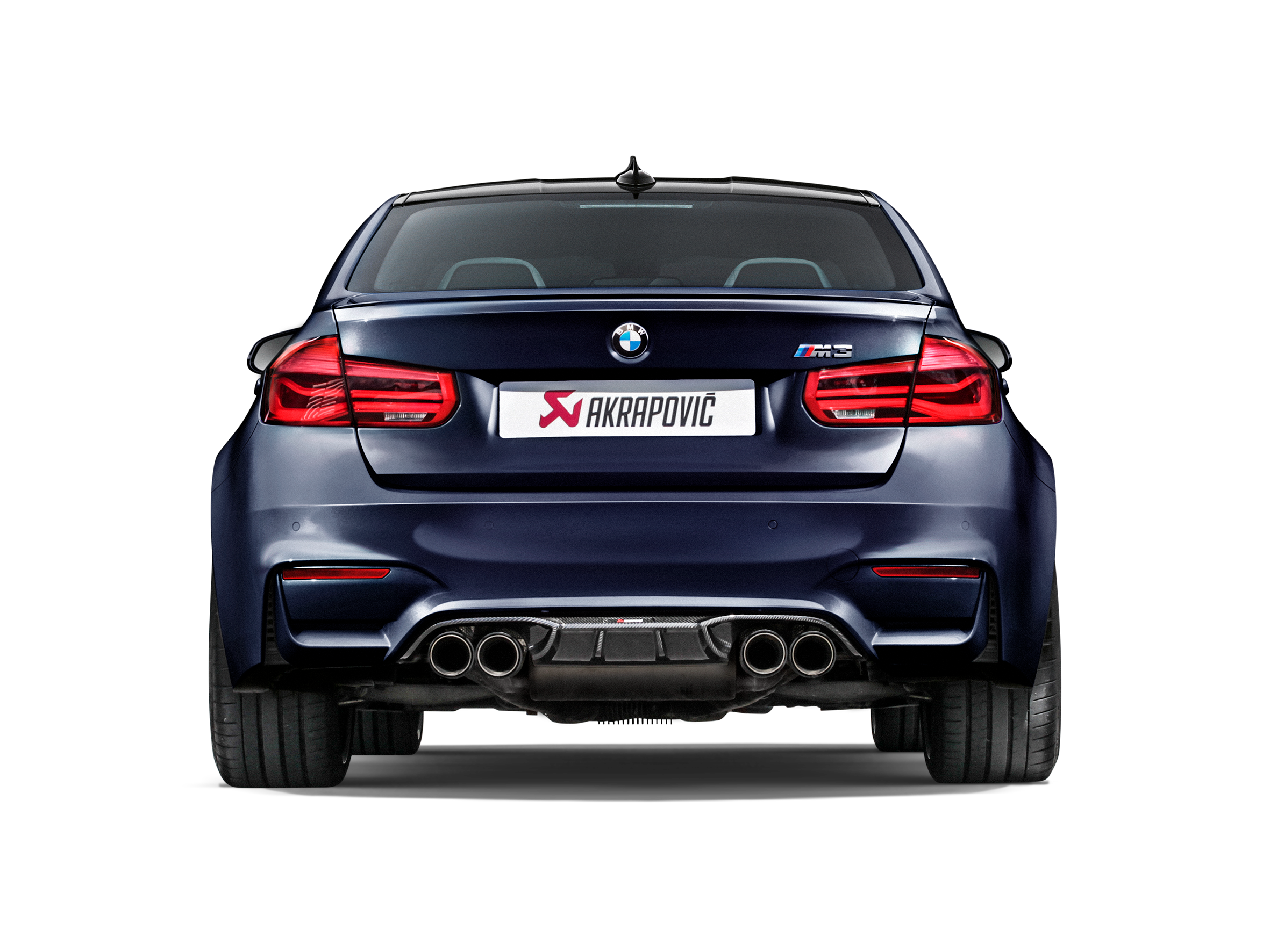 Akrapovic 14-17 BMW M3 (F80) Rear Carbon Fiber Diffuser - High Gloss