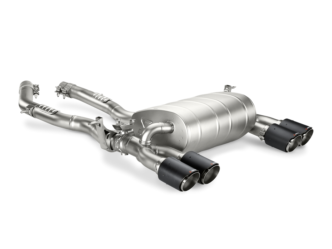 Akrapovic 14-17 BMW M3 (F80) Slip-On Line (Titanium) w/ Carbon Tips